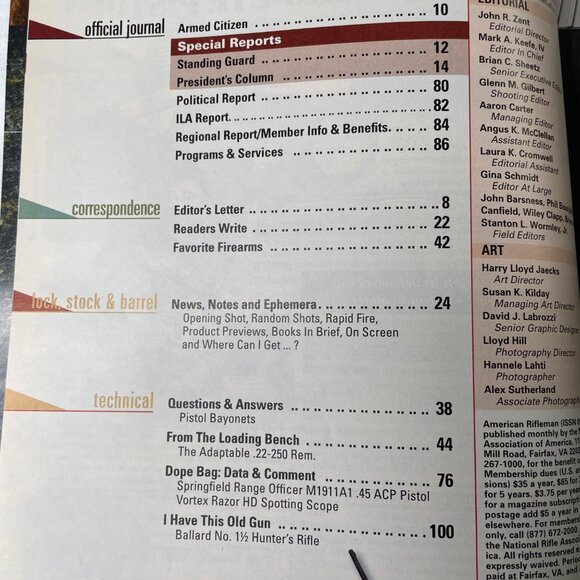 American Rifleman NRA Magazine June 2011 Vol 159 No 6 u National Rifle Associati - Picture 5 of 12